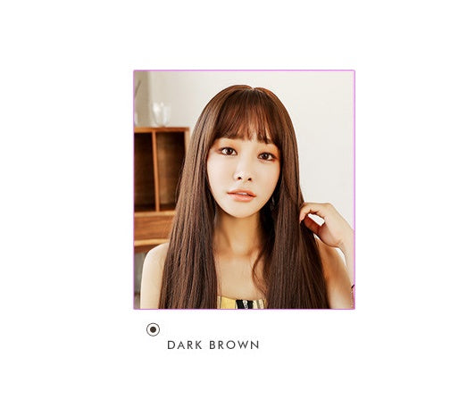 Fashion realistic hair long straight hair wig